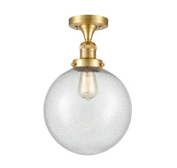 Franklin Semi-Flush Mount Brushed Nickel
