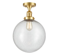 Franklin Semi-Flush Mount Brushed Satin Nickel