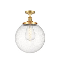 Franklin Semi-Flush Mount Brushed Satin Nickel