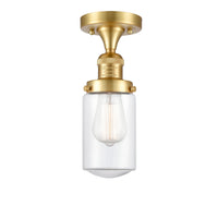 Franklin Semi-Flush Mount Brushed Satin Nickel