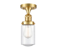 Franklin Semi-Flush Mount Brushed Satin Nickel