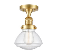 Franklin Semi-Flush Mount Brushed Nickel
