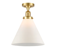Franklin Semi-Flush Mount 7.75 Brushed Satin