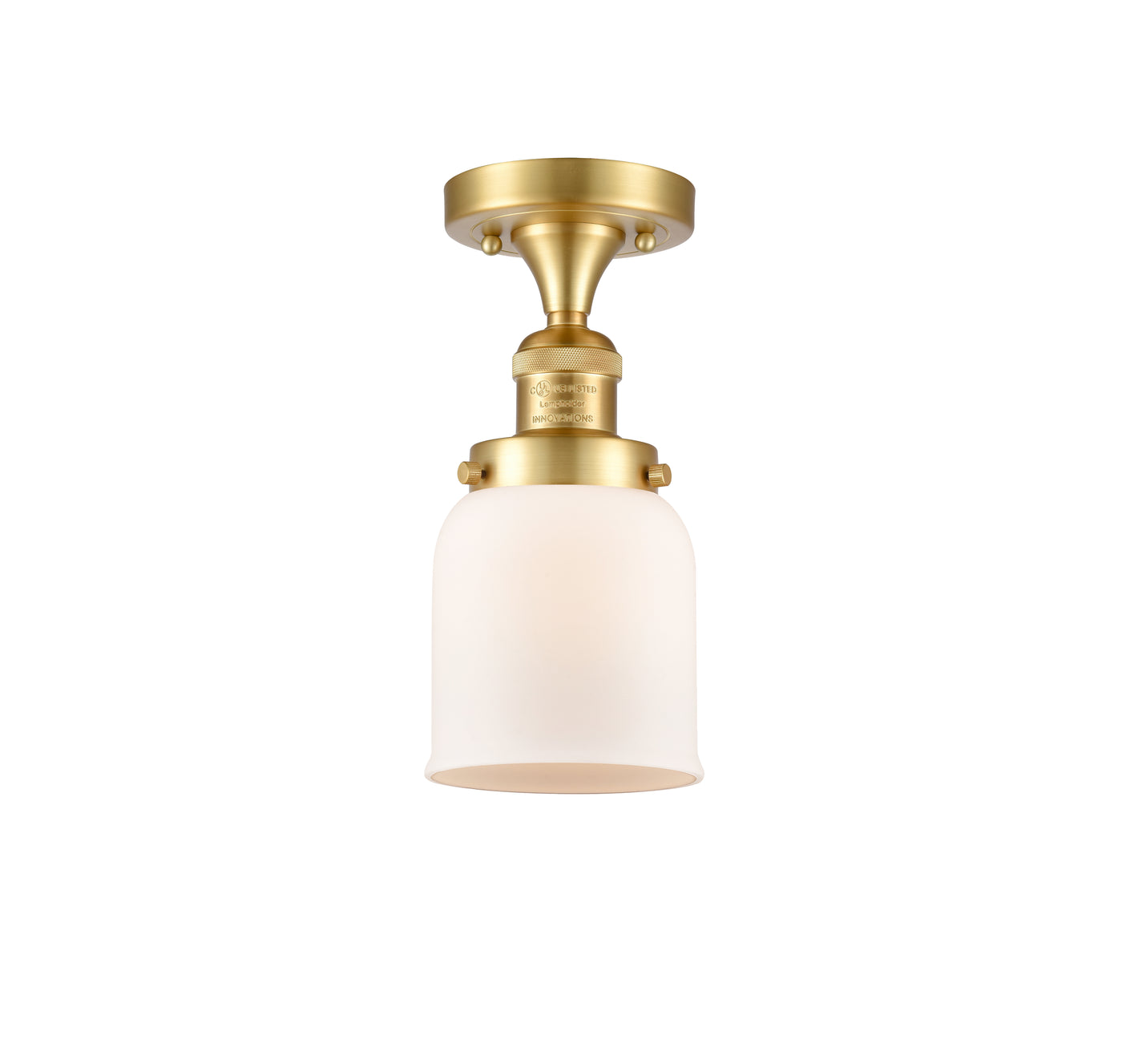 Franklin Semi-Flush Mount Brushed Satin Nickel