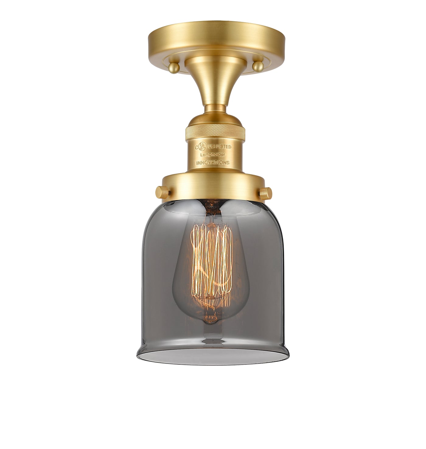 Franklin Semi-Flush Mount Brushed Satin Nickel