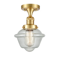 Franklin Semi-Flush Mount Brushed Satin Nickel
