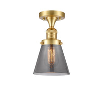 Franklin Semi-Flush Mount Brushed Nickel
