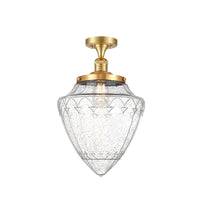 Franklin Semi-Flush Mount Brushed Satin Nickel