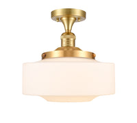 Franklin Semi-Flush Mount Brushed Satin Nickel