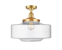Franklin Semi-Flush Mount Brushed Nickel
