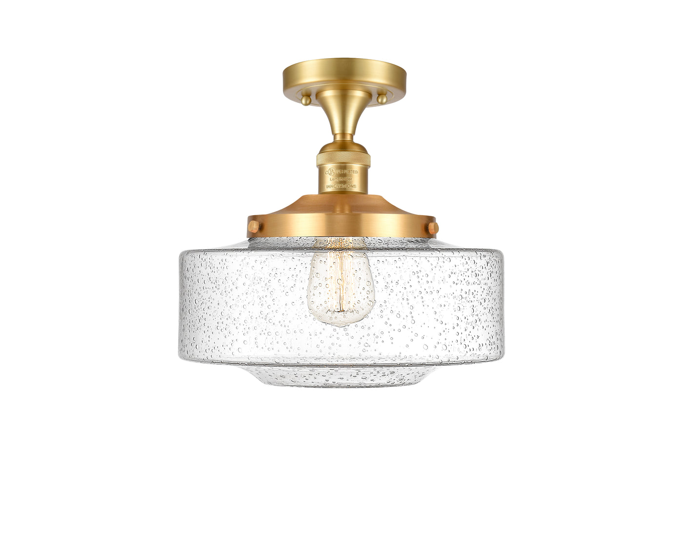 Franklin Semi-Flush Mount Brushed Satin Nickel
