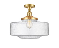 Franklin Semi-Flush Mount Brushed Nickel
