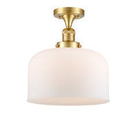 Franklin Semi-Flush Mount 12 Inch Nickel