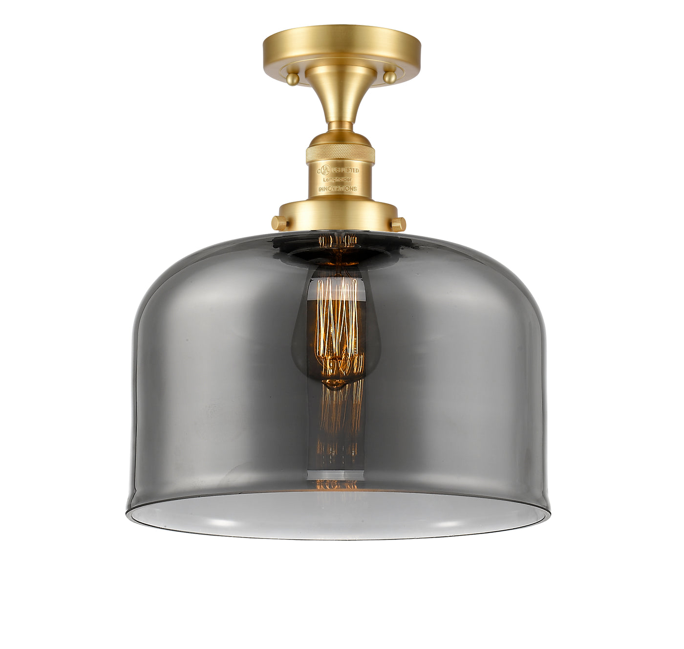 Franklin Semi-Flush Mount 12 Inch Nickel