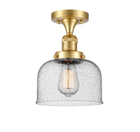 Franklin Semi-Flush Mount Brushed Nickel Brass