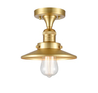 Franklin Semi-Flush Mount Brushed Satin Nickel