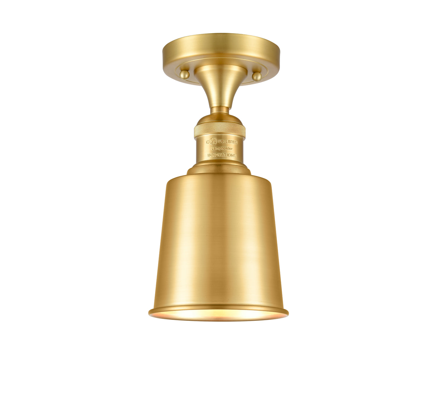 Franklin Semi-Flush Mount Brushed Satin Nickel