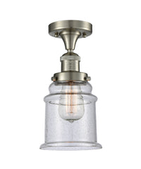 Franklin Semi-Flush Mount Brushed Satin Nickel