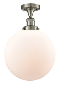 Franklin Semi-Flush Mount Brushed Satin Nickel