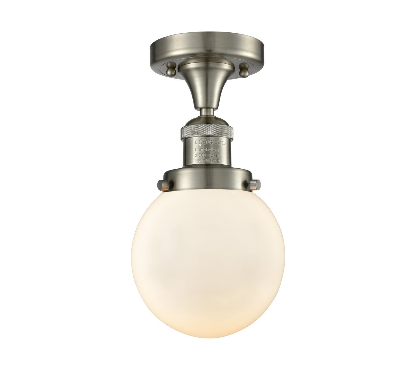 Franklin Semi-Flush Mount Brushed Nickel