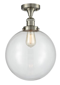 Franklin Semi-Flush Mount Brushed Satin Nickel