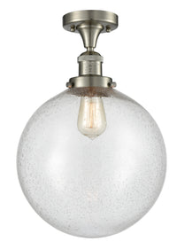 Franklin Semi-Flush Mount Brushed Satin Nickel