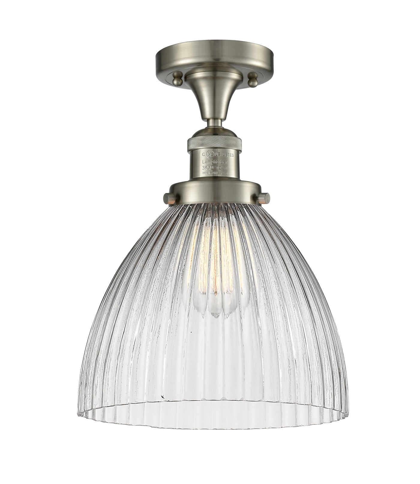 Franklin Semi-Flush Mount Brushed Satin Nickel