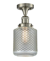 Franklin Semi-Flush Mount Brushed Satin Nickel