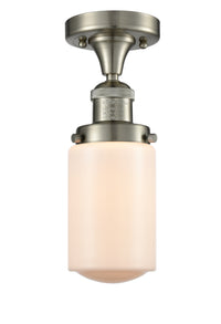 Franklin Semi-Flush Mount Brushed Satin Nickel