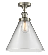 Franklin Semi-Flush Mount 7.75 Brushed Satin