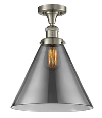 Franklin Semi-Flush Mount 12 Inch Brass