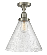Franklin Semi-Flush Mount 7.75 Brushed Satin