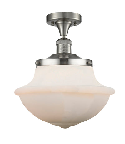 Franklin Semi-Flush Mount Brushed Satin Nickel