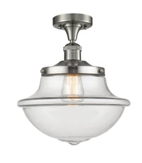 Franklin Semi-Flush Mount Brushed Satin Nickel