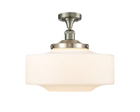 Franklin Semi-Flush Mount Brushed Satin Nickel