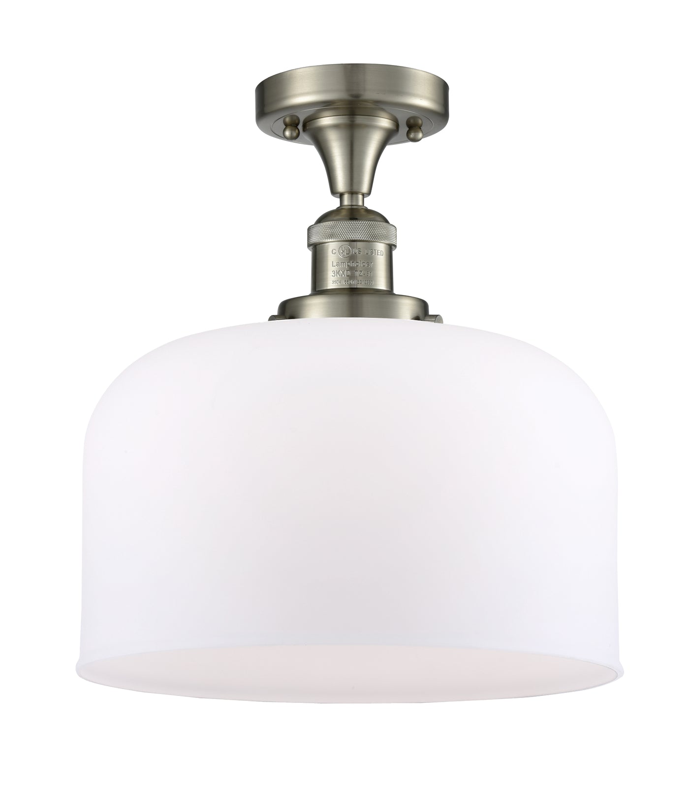 Franklin Semi-Flush Mount 12 Inch Nickel