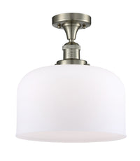 Franklin Semi-Flush Mount 12 Inch Nickel