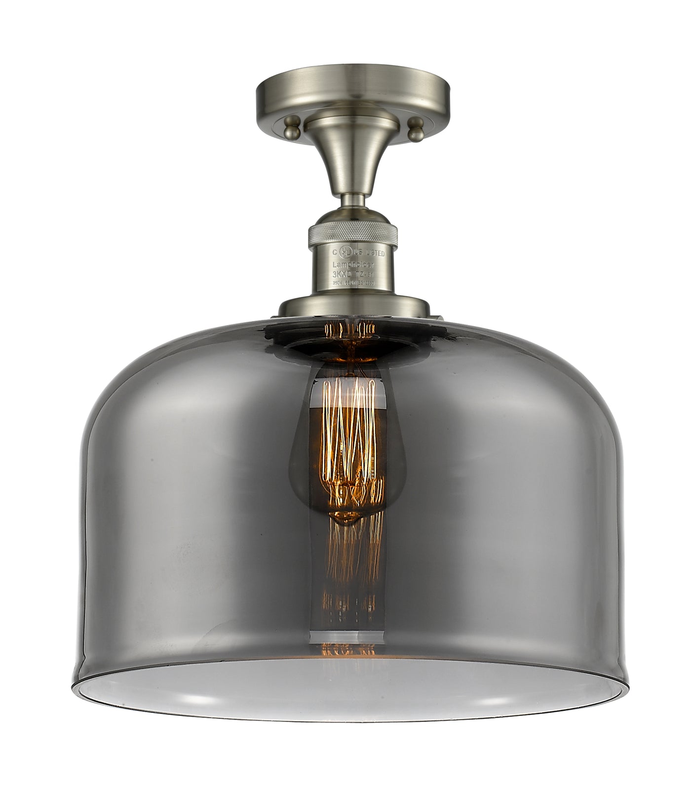 Franklin Semi-Flush Mount 12 Inch Nickel
