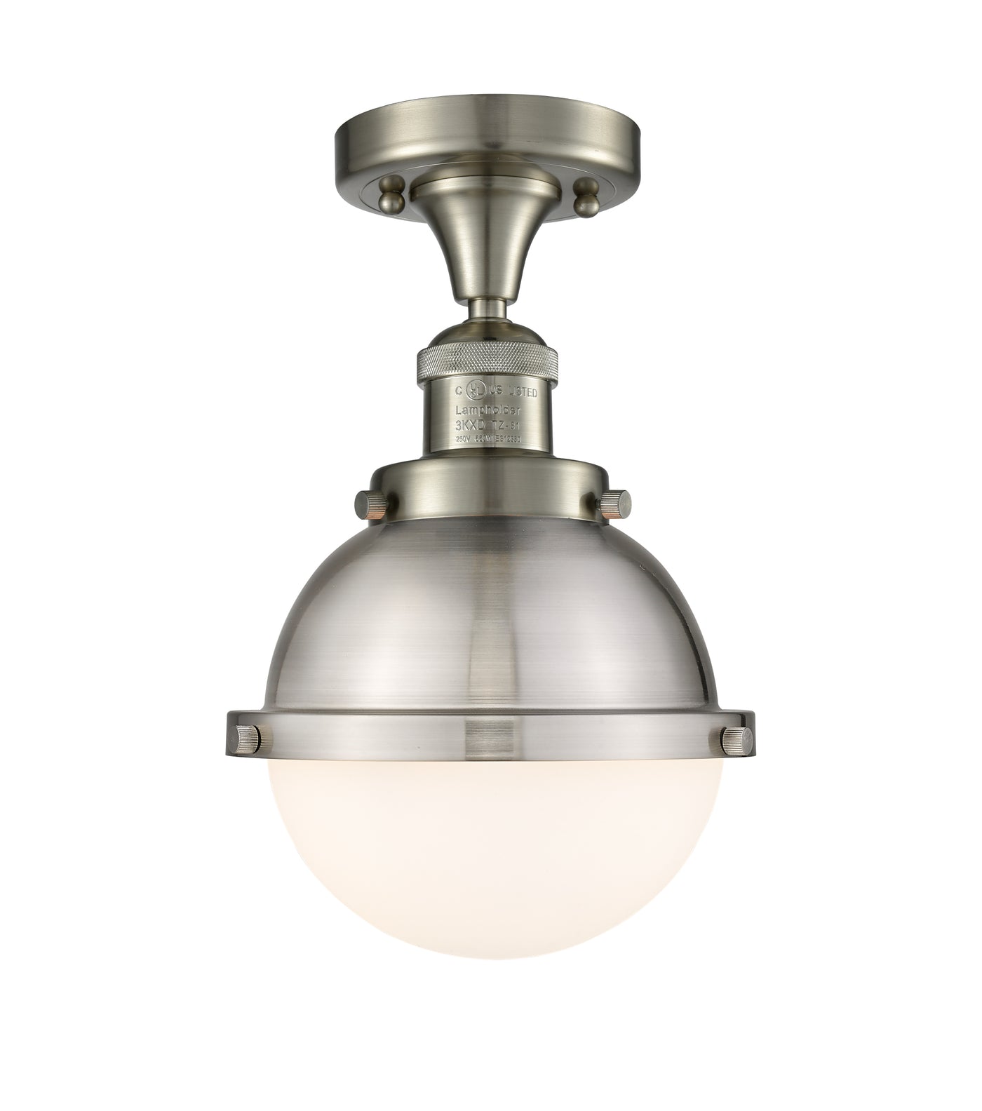 Franklin Semi-Flush Mount Brushed Satin Nickel