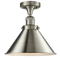 Franklin Semi-Flush Mount Brushed Satin Nickel