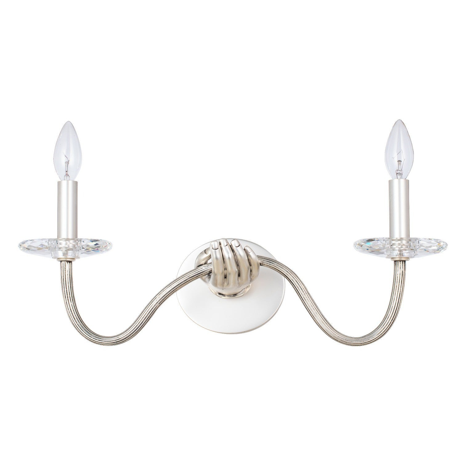18'' Venus 2 Light Pewter Wall Sconce