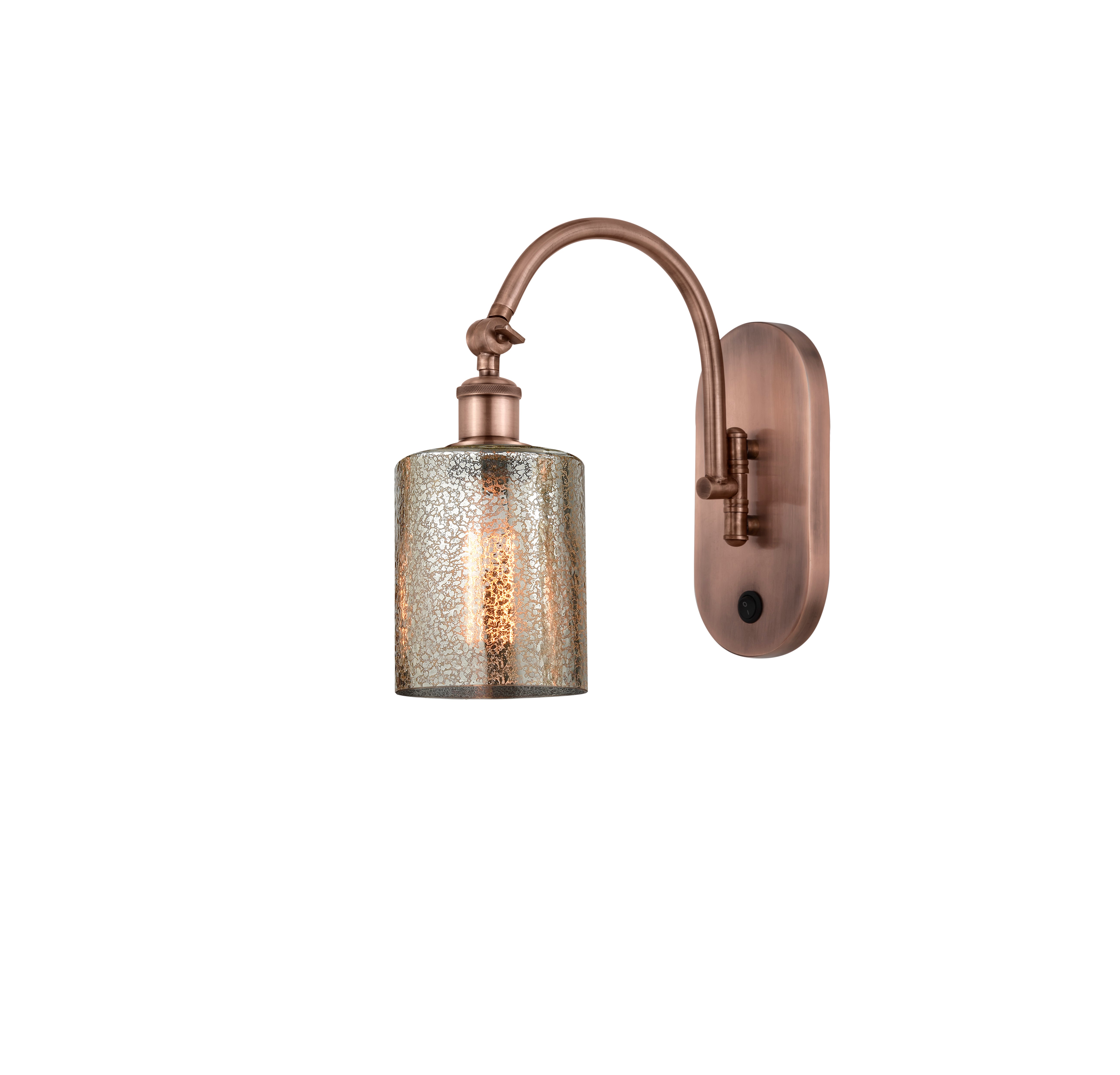 Ballston Swing Arm Cast Brass Glass Steel