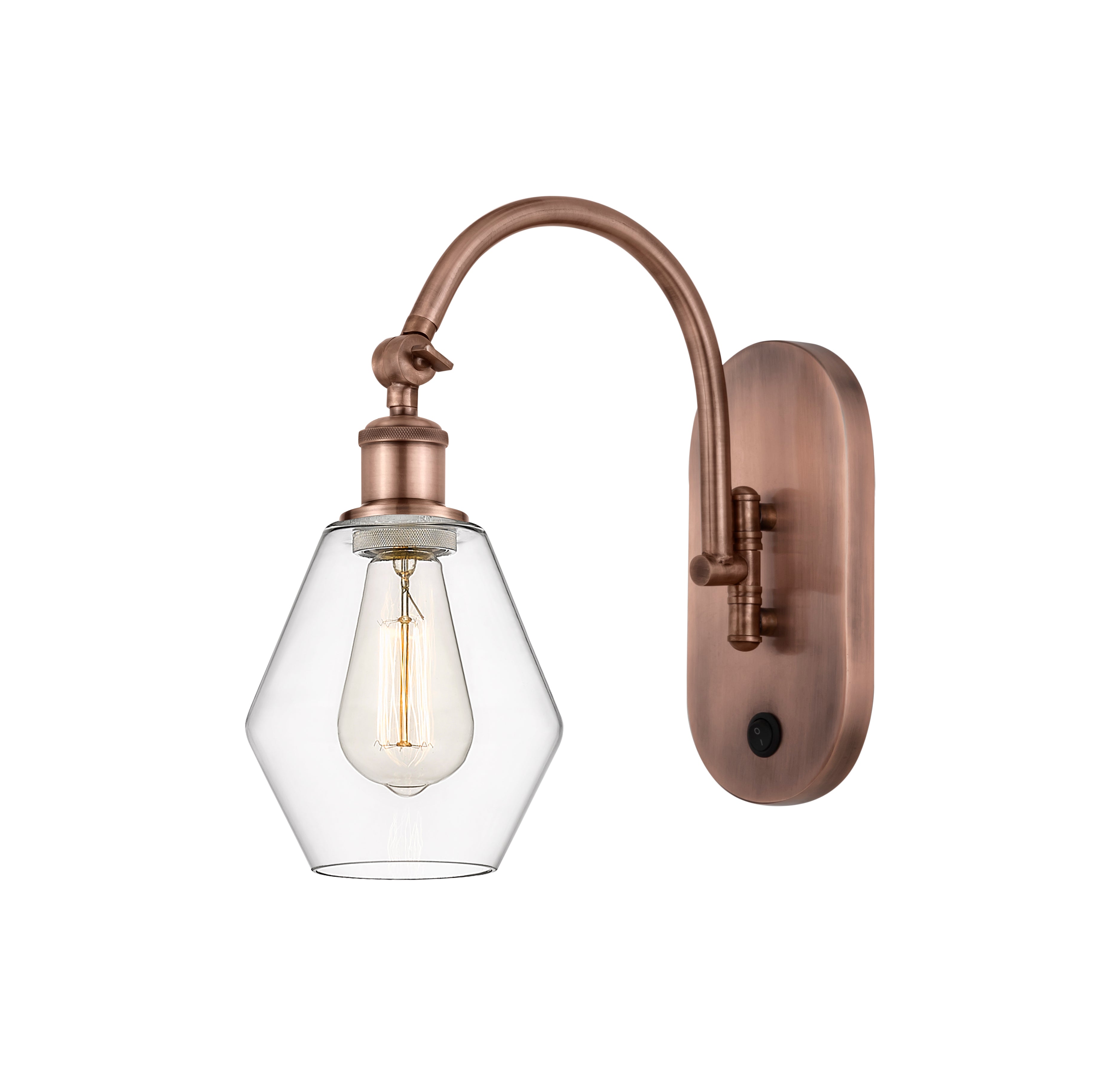 Ballston Swing Arm Cast Brass Finish