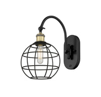 Ballston Rustic, Farmhouse, Seaside, Coastal Woven Rattan Bath Vanity Light
