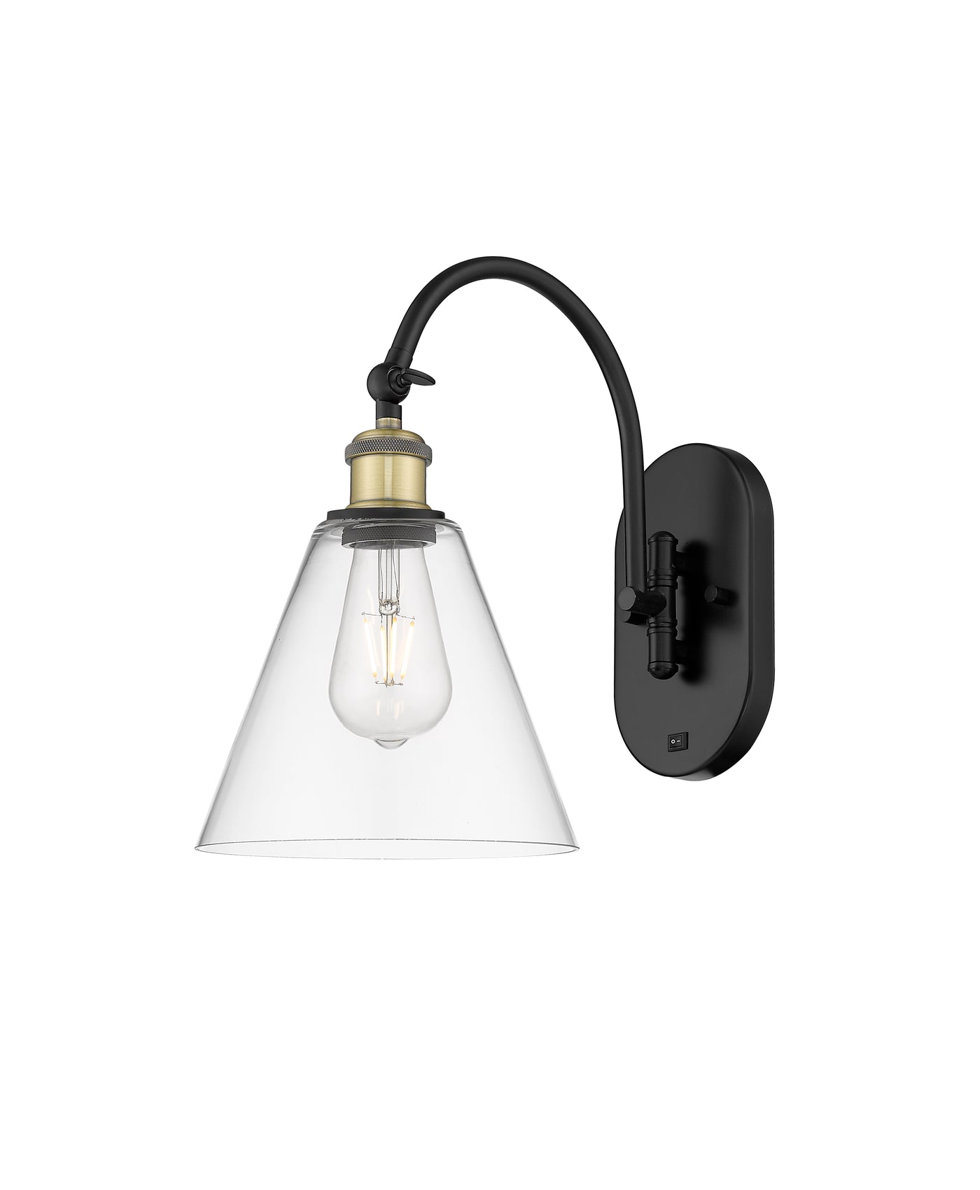 Ballston Swing Arm Cast Brass Finish