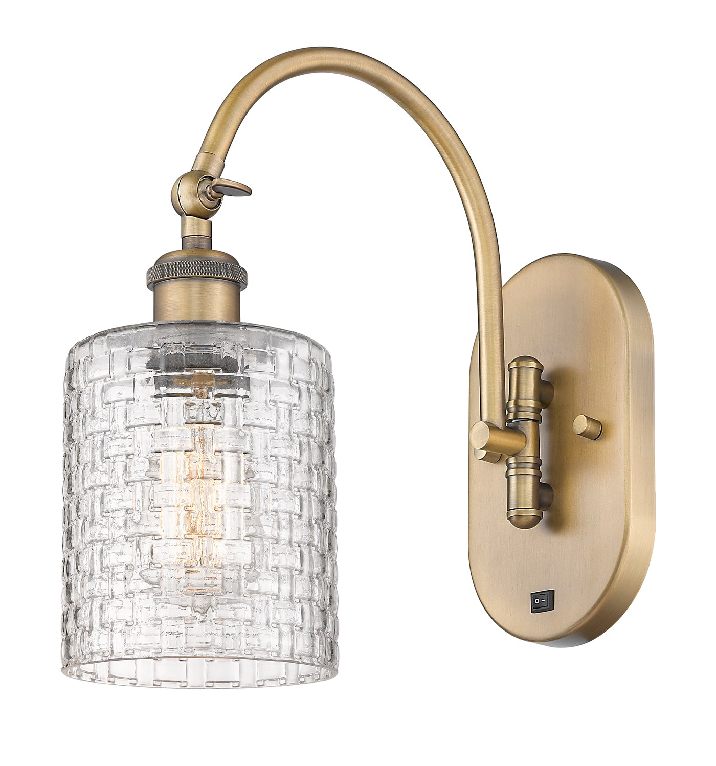 Ballston Swing Arm Cast Brass 5 Inch Wide