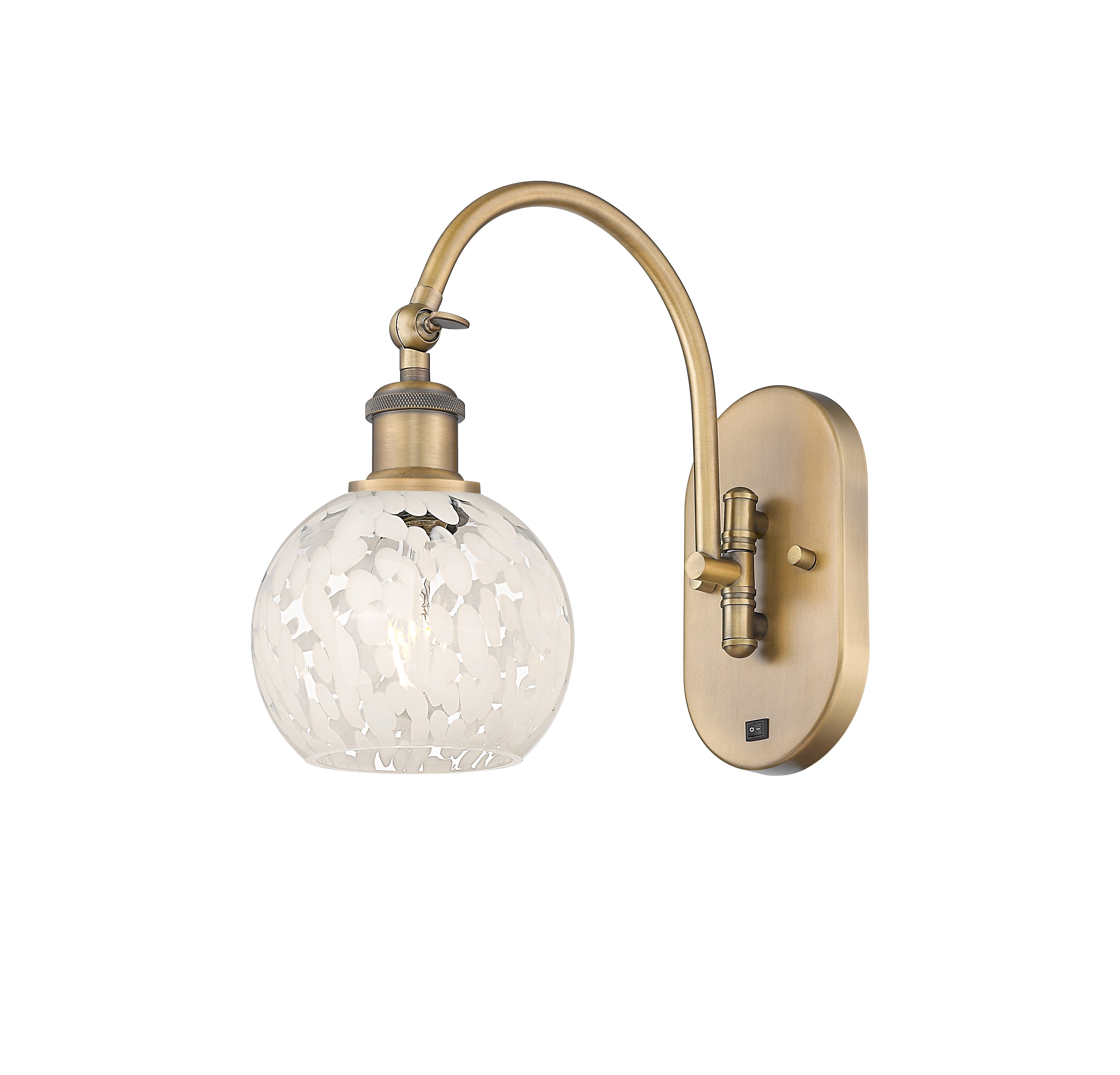 Ballston Swing Arm Cast Brass Dimmable