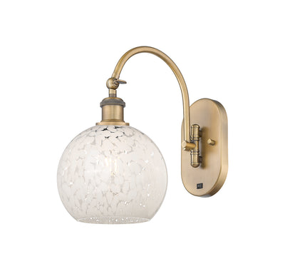 Ballston Swing Arm Cast Brass Steel Glass