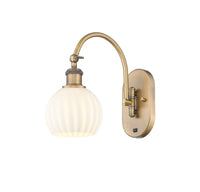 Ballston Swing Arm Cast Brass Steel Glass