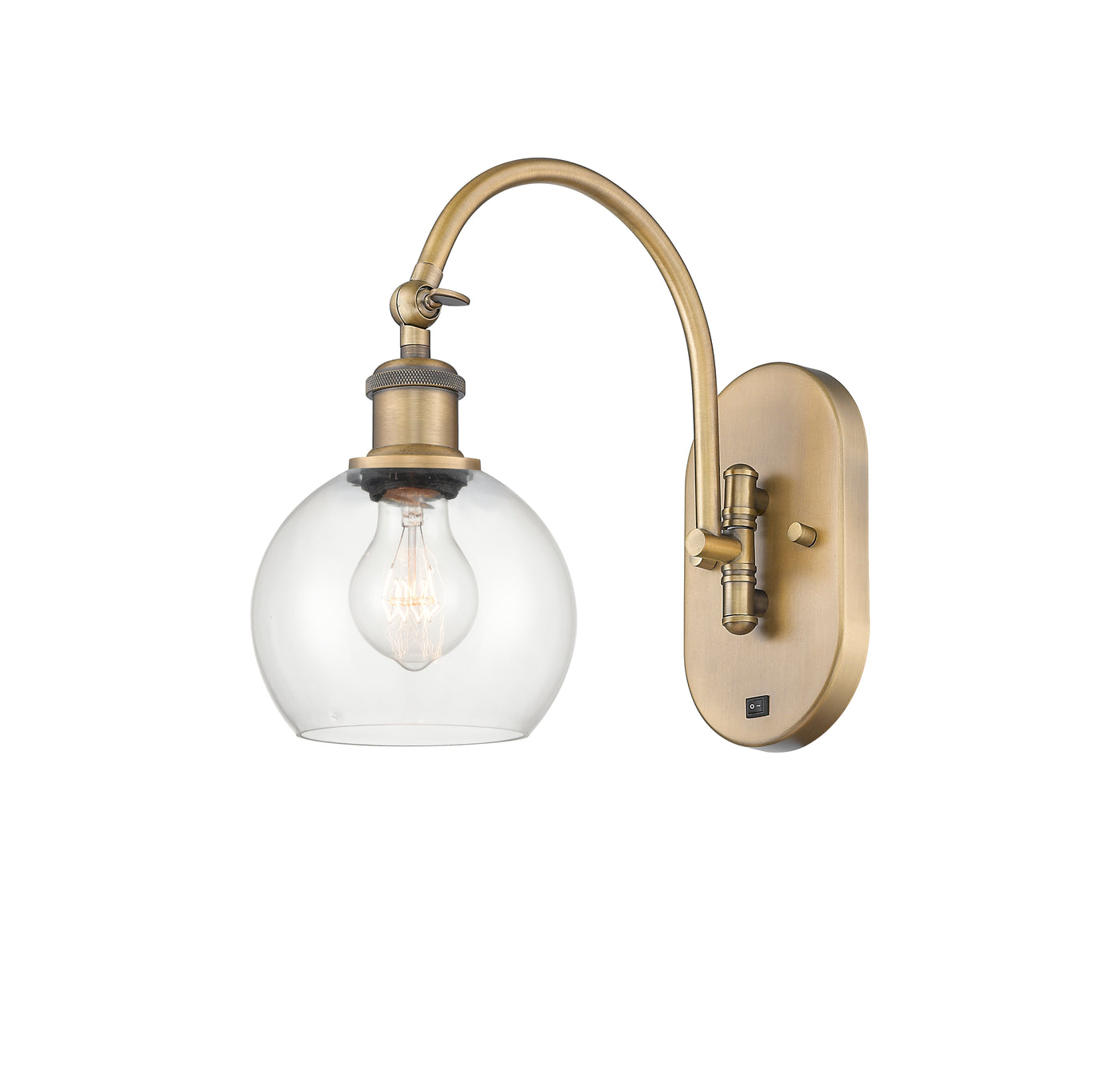 Ballston Swing Arm Cast Brass Modern
